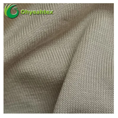 Warehouse in Stock Dye 200GSM 93%Bamboo Lyocell 7%Spandex Jersey Fabric for Clothes