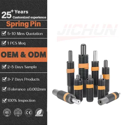 Custom Weldable Heavy-Duty Pushing Spring Pin Automotive Coil Springs Forged Steel Spring Pins for Automotive Linkage