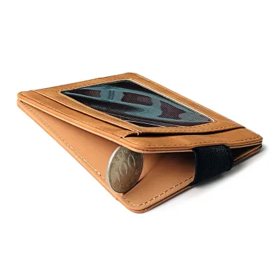 Slim Minimalist Wallet for Men Front Pocket Wallet RFID Blocking Small Thin Credit Card Holder for Men