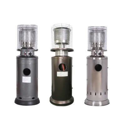 China Cheap Round Glass Tube Patio Heater Modern Outdoor Retro Gas Propane or Butane Heater for Australia