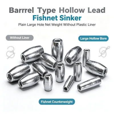 Wholesale Lead Free Fishnet Sinker 20g-100g Drop Saltwater Freshwater Weight Fish Sinker Mold Eco Friendly Fishing Net Sinker