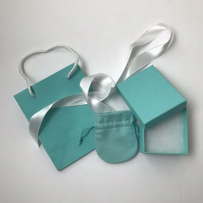 Factory Wholesale Custom Small Jewelry Bag with Box