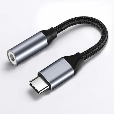 Type-C To 3.5mm Audio Adapter Cable With PVC For Android Phone Music Listening 3A Fast Charging Digital Converter
