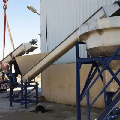 High Quality Table Refined Salt Screw Washer Machine for Manufacturing Plant