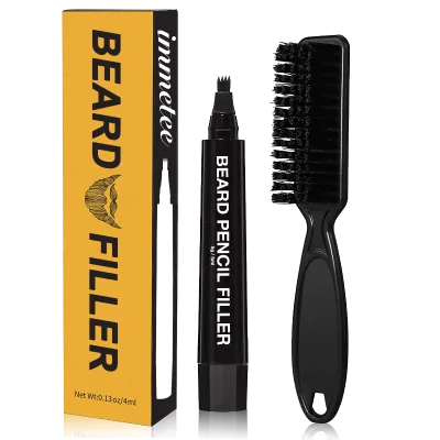 Customizable Private Label Long-Lasting Natural Beard Makeup Pen Kit Coverage Beard Filler for Men