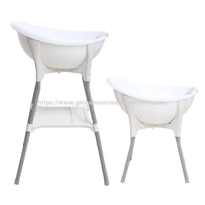 Household baby bathtub, newborn baby bathtub stand, can stand or sit, independent stand