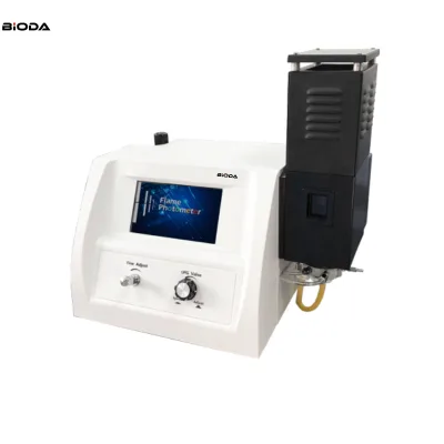 Touchscreen Multi-parameter Photometer Flame Chemical Analysis K Na Li Flame Photometer