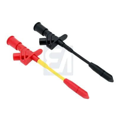 4mm Banana Socket Insulation Piercing Test Probe Non-destructive Wire Piercing Hook for Multimeter Automotive Circuit Repair