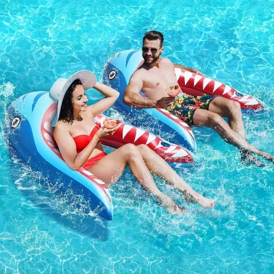 Pool Floats Adult Size Pool Lounger With Cup Holder Inflatable Floats for Swimming Pool