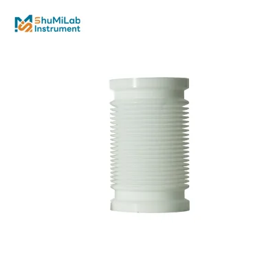 DN80 Durable High-Purity PTFE Bellow Connector for Fluid Transfer in Pharma and Chemical Plants