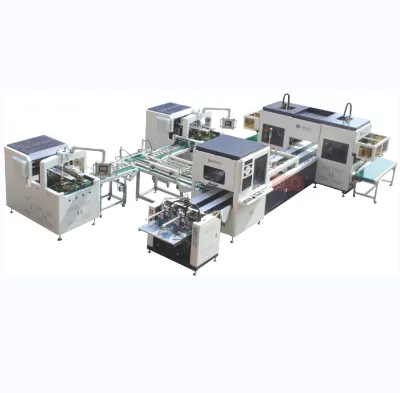Perfect Heaven and Earth Box Making Machine Fully Automatic Type Auto Feeding Pasting and Forming Box Machine