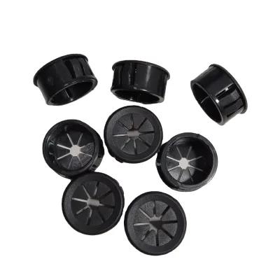 Grommet 1/2 In. All-Fit Adjustable Bushings Black Cable Pipe Snap Bushing Grommet PVC Plastic Bushing XT Bushing 1/2