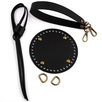 Artificial Leather Shoulder Bag Bottom Strap Replacement for DIY Knitting Crochet Handbag Sewing Accessories