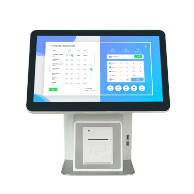 DEWO KS-40 All-in-One Handheld POS Terminal G+G Capacitive Touch Screen 15.6inch LCD 1920x1080 RK3288 CPU 58mm Thermal Printing