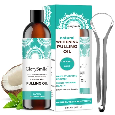 2024 Private Logo Professional Remove Teeth Stain Fresh Breath OEM Coconut Oil Mouthwash