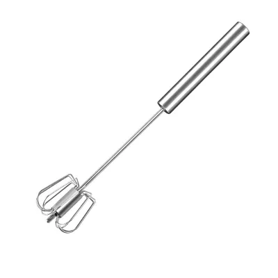 10inch Mini Handheld Cream Whisk Stainless Steel Mixer for Home Semi-automatic Egg Whisk