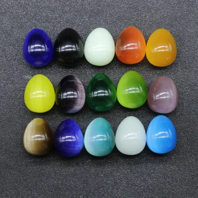 2026 Healing Bulk Mixed Semi Precious Opal Stone Eggs Crystal Eggs Natural Easter Bunny Egg