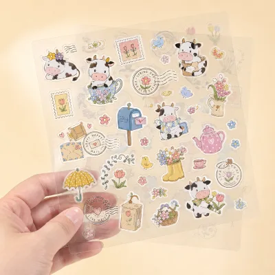 Custom-printed Double-sided Waterproof Fluorine-resistant Eco-friendly Transparent PP Material Durable Multi-shaped Stickers