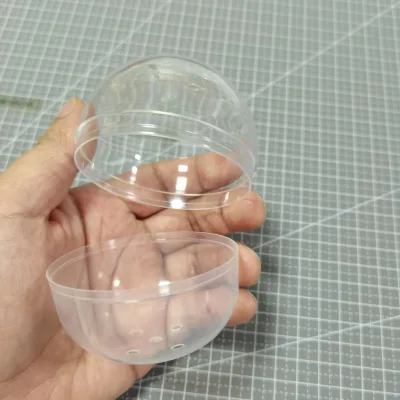 China Factory Wholesale Price Oval Shape Empty Plastic Capsules 65*70mm for Vending Machines for Age Range 5 to 7 Years