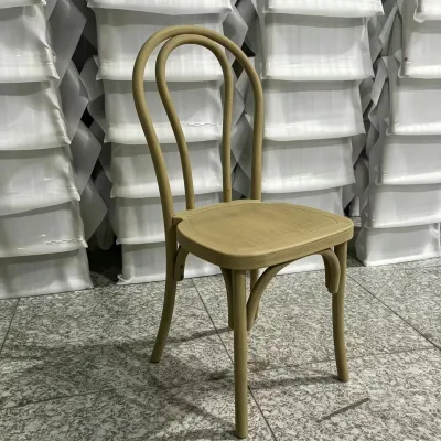 Wholesale Outdoor and Hotel Party Event Wood Grain Resin Thonet Chair for Wedding