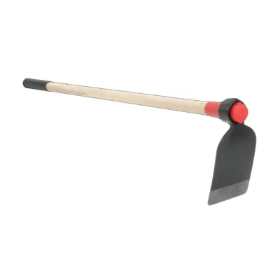Wholesale New lnnovations Custom Garden Tool Natural Wooden Handle Stainless Steel Agriculture Hoe