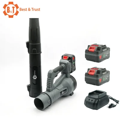 Professional Grade Portable 21V Rechargeable Industrial Leaf Jet Blower with Battery Pack