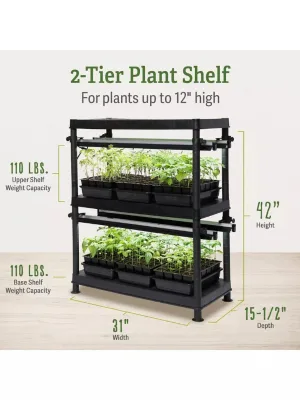 LED Stack-n-Grow Lights - 2-Tier System