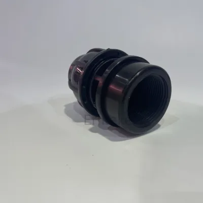 50mm 63mm Durable HDPE Compression Fitting Female Coupler PP Quick Connection for Water Supply