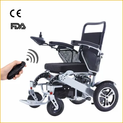 New Design Remote Control Folding Wheelchair Electric Lightweight Power Wheelchair