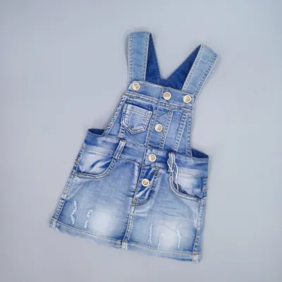 Denim Jeans for Kids Summer Girl Sundress Toddler Suspender Denim Straps Overalls