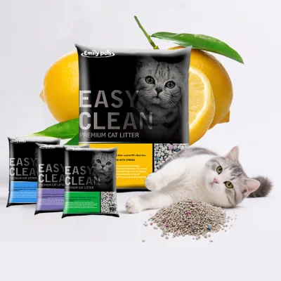 High Quality Eco-Friendly Dust-Free White Easy Clean  Cat Litter Factory Supplier Sale
