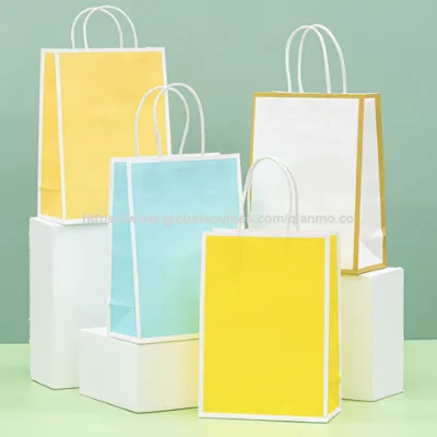 Eco-friendly Brown Recycled Shopping Bags for Grocery Store Bulk Sales