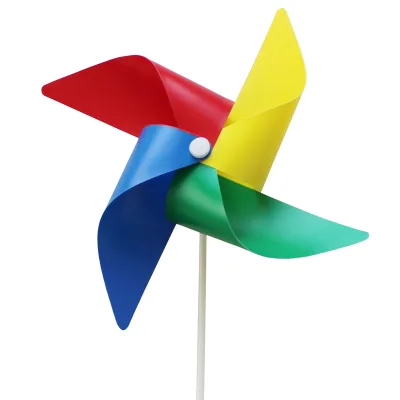 Classic DIY Plastic Windmill Toys for Children Colorful Garden Decoration for Boys and Girls