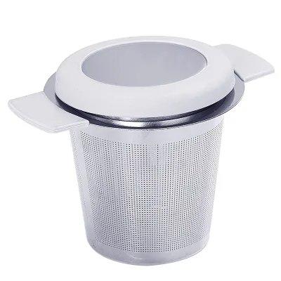 LMK219 Fits Standard Cups Mugs Teapots 304 Stainless Steel Tea Infuser Basket Tea Strainer Tea Infuser