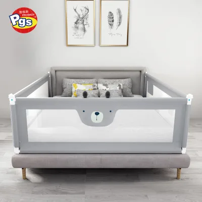 Baby Safety Bed Rail Bedroom Nylon Iron Bed Barriers Baby Care Bed Side Rail