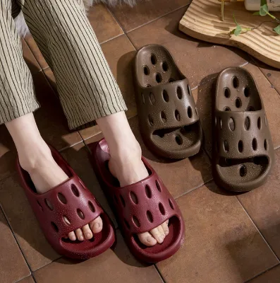 Unisex EVA Bath Slippers Non Slip Soft Comfortable Indoor Shower Footwear for Men Women Four Season Home Use