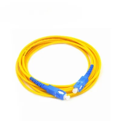 SC UPC Fiber Optic Patch Cable SC/UPC Singlemode Simplex/Duplex FTTH/Data Room Jumper LSZH/PE Jacket CE/ROHS/ISO9001 Certified