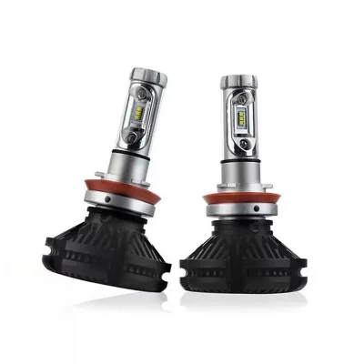 Super Bright X3 LED Headlight Bulb 50W 3570 CSP Chip Canbus Ready IP67 Waterproof for BMW Audi VW Ford Universal Fit