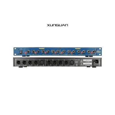 XR204 Audio Equipment 4-way Stereo Crossover Plus Subwoofer OUT for Show Speaker System