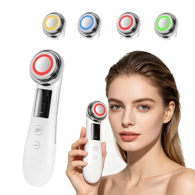 Electric Face Massager EMS Face Massager Red Light Face Massager 3 in 1 Ion Import Export Vibration Warm