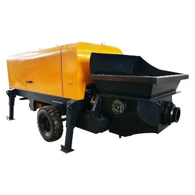 Large Hydraulic Concrete Conveying Transport Pump for Big Material 30mm Stone