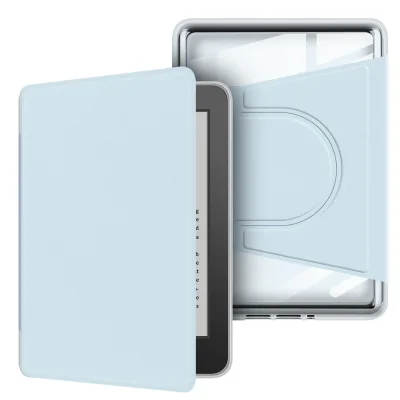 Magnetic Detachable PU Flip Smart Case Clear Acrylic Back Auto Sleep Wake for Kindle Paperwhite4 10th Gen PQ94WIF 2018 6inch