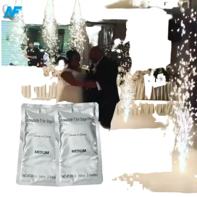 Certified MSDS Cold Spark Firework Machine Special Effect Pyro Fountain for Wedding Stages Wedding Sparkler Powder