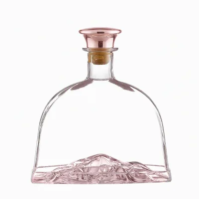 Fancy Empty 700ml & 750ml Glass Storage Bottles for Liquor Wine Whisky & Vodka with Custom Logo Option
