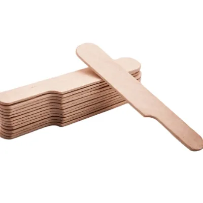 Tongue Depressors Natural Wooden Spatulas Cosmetic Applicator Sticks 6 X 0.7 Inches Wax Spatula Salon
