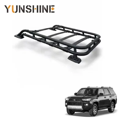 Roof Rack Black Roof Luggage Roof Luggage Carrier for 4RUNNER Rooftop Luggage Cargo Carrier Roof Rack Basket for Toyota