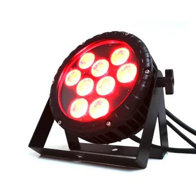 Led Flat Par New Shell RGBWAP Par LED Light Outdoor Waterproof 9*18W Led Flat Par Lights