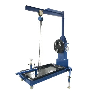 Factory Supply Automobile Engine Disassembly Turnover Stand for Heavy Duty Engine