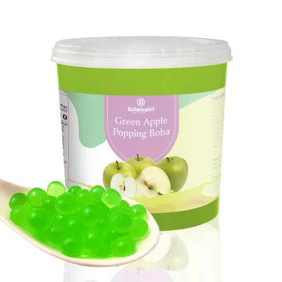 Boba Protein Pears Popping for Tea Shop