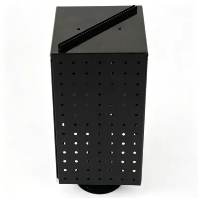 Desktop Small Rotating Hole Board Storage Rack Removable Pegboard Accessory Key Miscellaneous Display Hanger